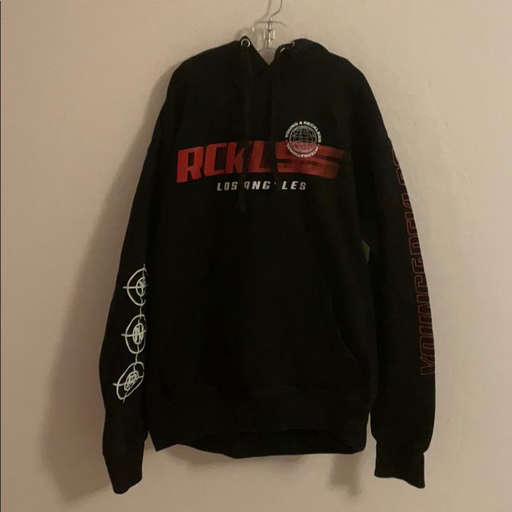 YOUNG & RECKLESS BLACK SWEATSHIRT